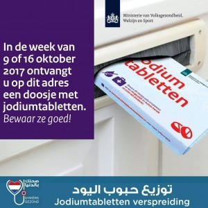 Jodium distributie