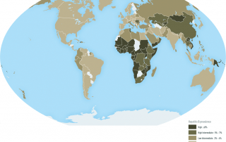 Prevalentie wereldwijd Hepatitis B